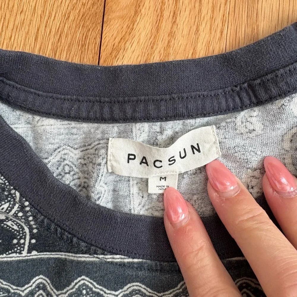 Men's Gray Patterned Shirt